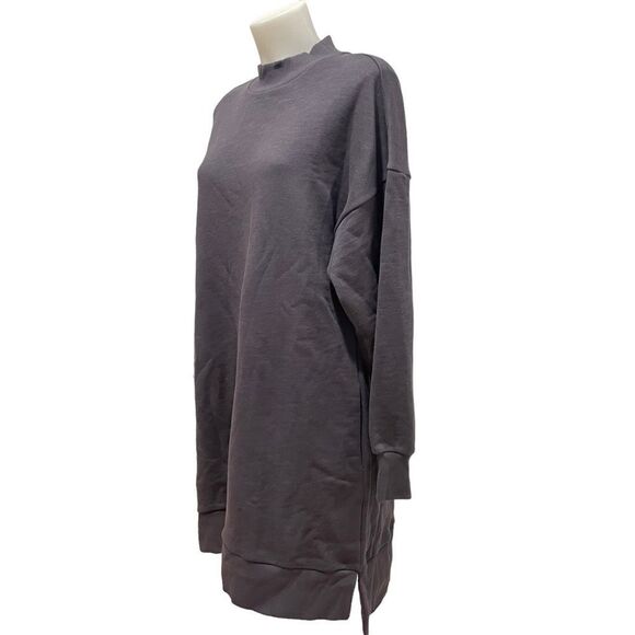 Sweaty Betty Women's Size 8-10 One & Done Sweatshirt Dress Long Sleeve Gray NWT - Picture 6 of 14